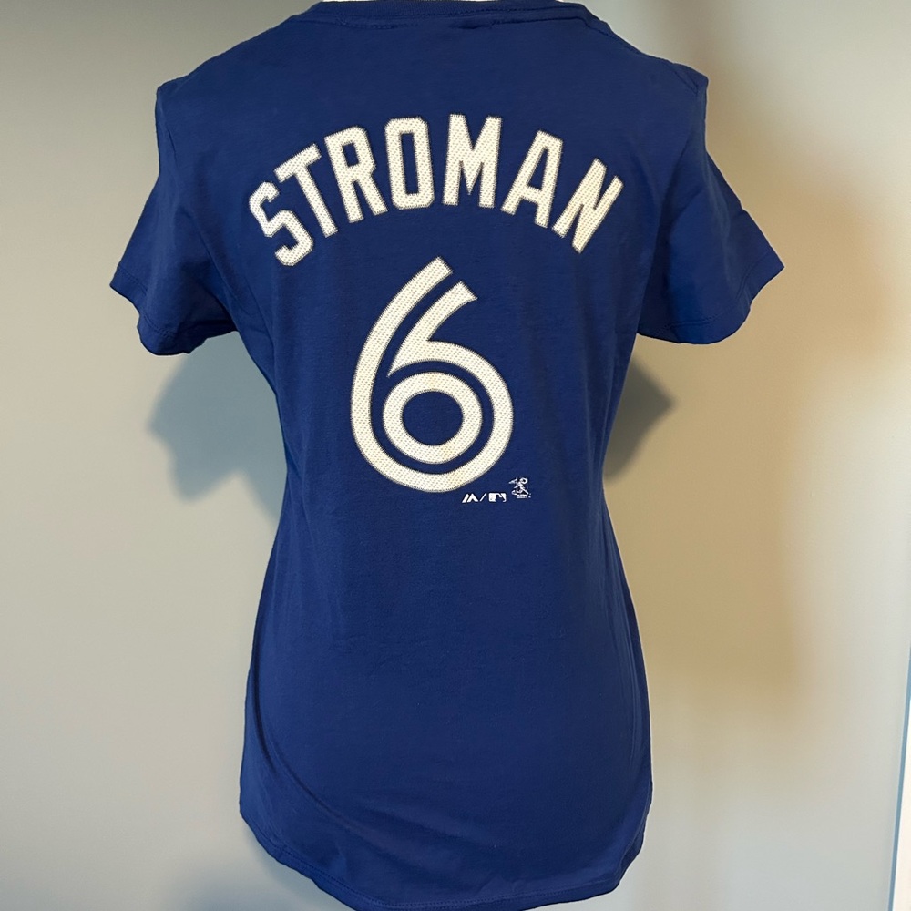 🔥🆕🔥 Majestic Toronto Blue Jays Marcus Stroman #6 T-Shirt - Ladies - M